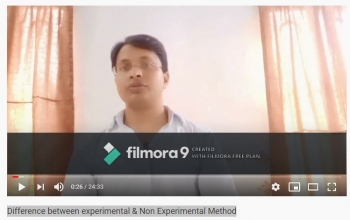 Difference between experimental & Non Experimental Method